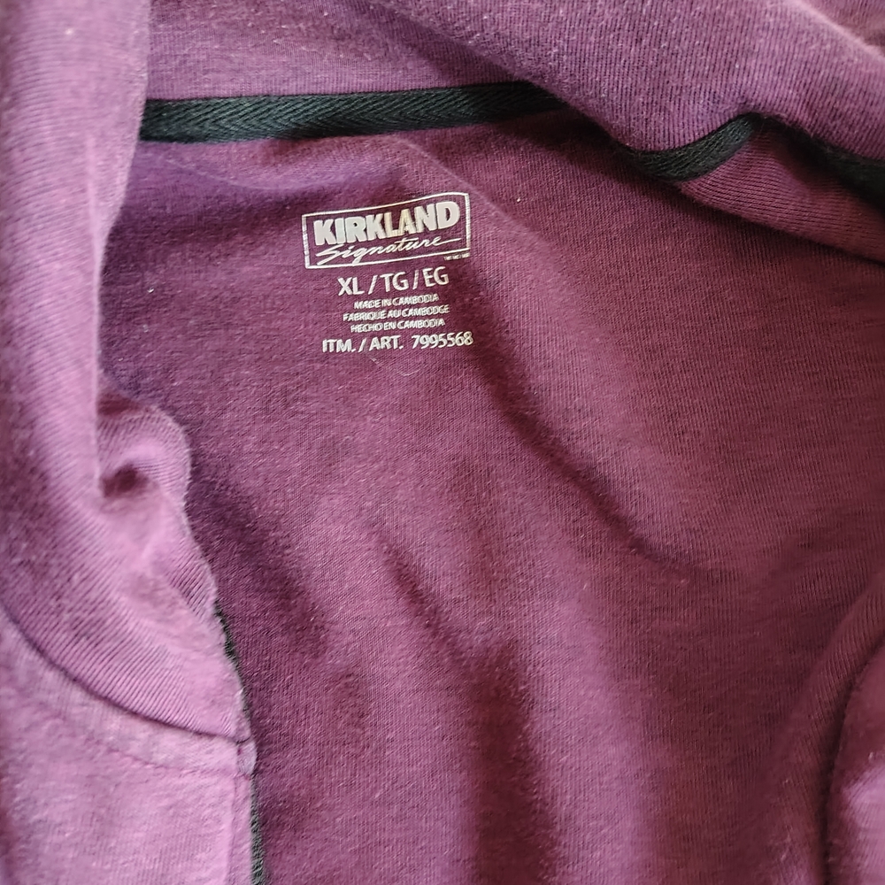 Kirkland Signature Deep Purple Sweatshirt